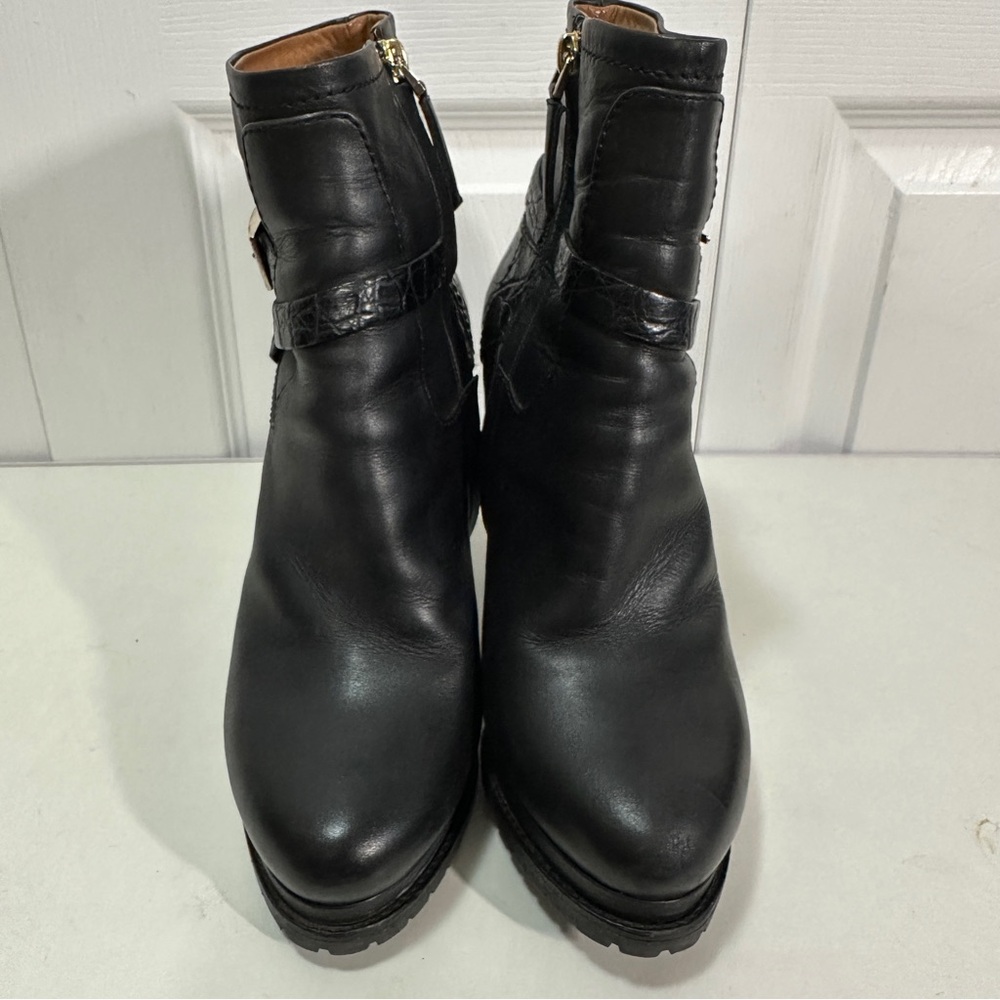Giorgio Armani Black Ankle Booties